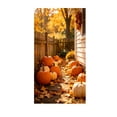 thumbnail image 2 of 72 x 35 Inch Happy Thanksgiving Banner Door Cover, Fall Harvest Themed Porch Sign, Large Front Door Wall Backdrop for Indoor Outdoor Party Decorations and Photo Booth Props, #02, 2 of 6