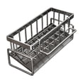 Kitchen Slanted Shelf Sink Caddy Dishcloth Drain Rack Countertop ...