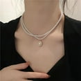 thumbnail image 3 of HAHDAXIA Collier de Perles pour Femmes Collier de Perles Superposé Or Collier de Perles à Brins Multiples, 3 of 7