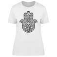 thumbnail image 1 of Hamsa Hand Art T-Shirt Women -Image by Shutterstock, Female Medium, 1 of 2