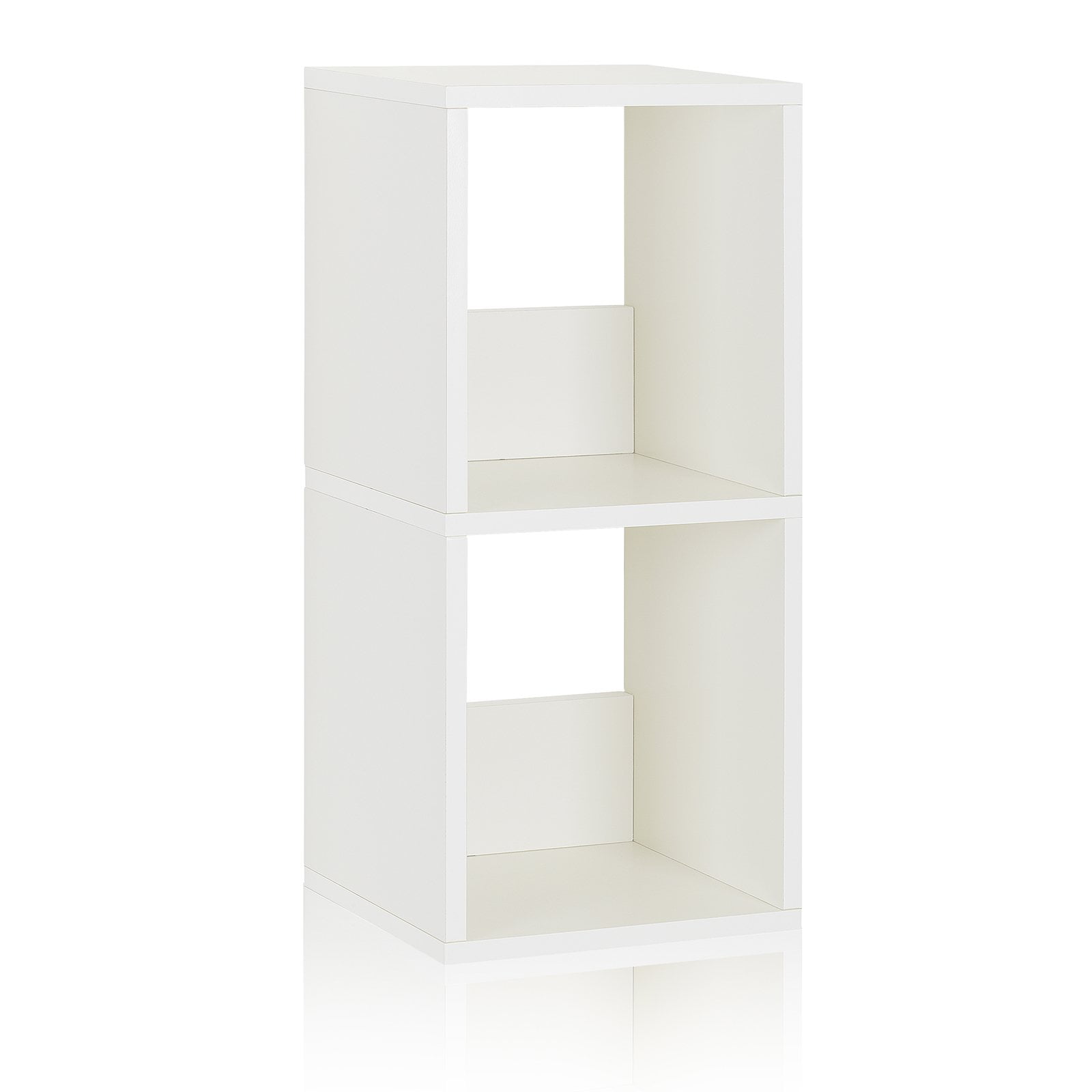 Narrow Bookcases Way Basics Eco 2 Shelf Duo Narrow Bookcase And Storage Multiple Colors
