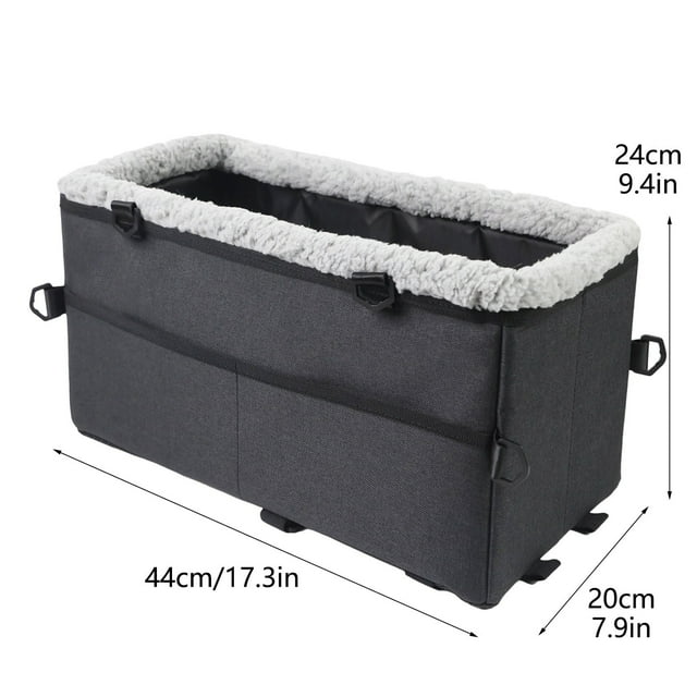 Ltdhehe Grand Lit Console Pliable 44x20x24cm Siège avant Siège pour Chat pour Sortir