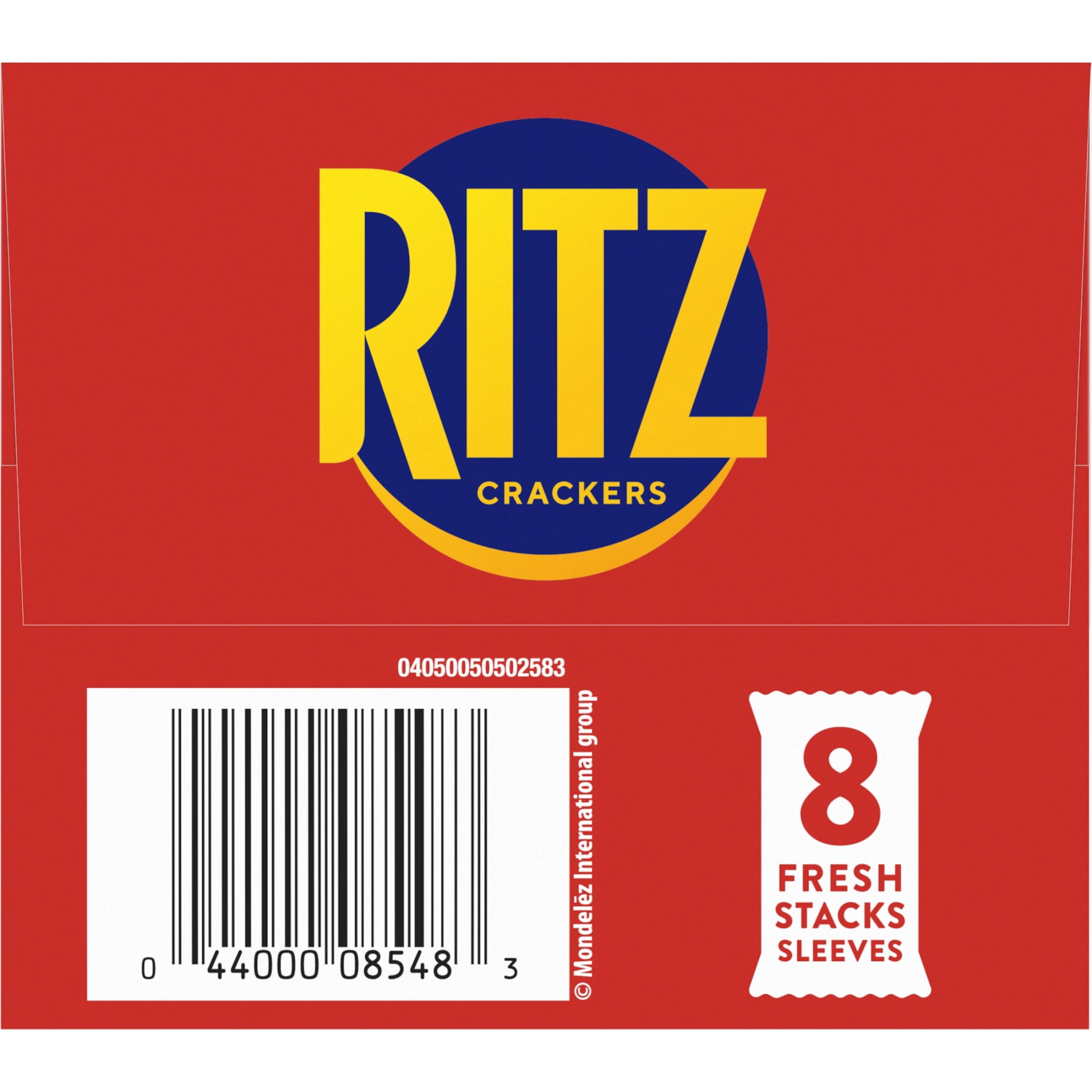 RITZ Fresh Stacks Roasted Garlic Crackers, Travel Snacks, 11.8 oz (8 Multi Snack Packs)