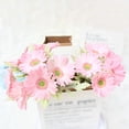 thumbnail image 3 of huntermoon 7 Stems/Bunbles Artificial Gerbera Flower Realistic Fake Daisy Flowers Bridal Wedding Bouquet for Home Garden Wedding Party Decorations, 3 of 18
