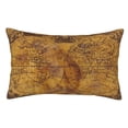 thumbnail image 1 of Balery Vintage Map Funda de Cojín Estampada, Regalos para Mujeres, Regalos de Amor para Ella, Regalos para Novia o Esposa, Funda de Almohada-14"x20", 1 of 6