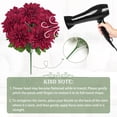 thumbnail image 4 of Briful Artificial Flowers with Stem Bushes 7 Heads Silk Fake Dahlias Flowers  Bouquets Faux Flower Floral Arrangements for Table Centerpieces Home Decor Red, 4 of 6