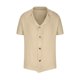 thumbnail image 2 of Blusa de Manga Corta de los Hombres Turndown Collar Botón Superior, Ligero Y Casual Mangas de Mano para los Hombres, 2 of 5