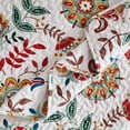 thumbnail image 5 of SLEEP ZONE Reversible Quilt Set King, 106x96 inch with 2 Pillow Shams, Lightweight Soft Bedspread Coverlet for All Season, Floral, 5 of 7