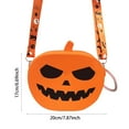 thumbnail image 3 of Halloween Pumpkin Silicone Makeup Bag Cosmetic Pouch For Party Travel Storage, 3 of 5