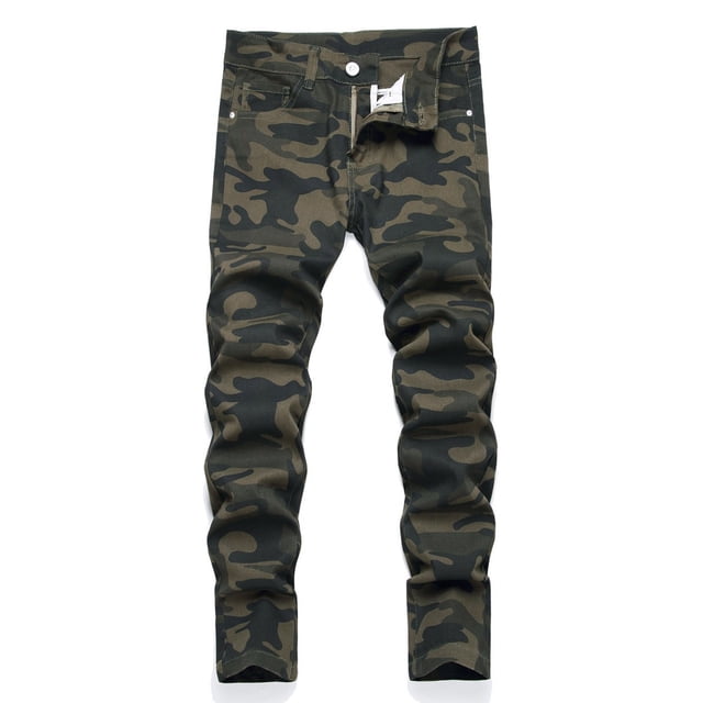 QUOTAY Pantalons pour Garçons Jeans Usés Mode Décontractée Longue pour Enfants Denim Extensible Confortable Printemps Automne Pantalon de Rue Multicolore,7