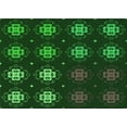thumbnail image 1 of Ahgly Company Machine Washable Indoor Rectangle Transitional Dark Forest Green Area Rugs, 4' x 6', 1 of 7