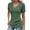 Womens Clothing Army Green, variant on Womens V Neck T Shirts, Short Sleeve Shirts for Women Summer Casual Vintage Solid Color Slim Fit Ribbed Tees Tops S-XL