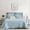 Blue, variant on Hyashoshi White Queen Size Quilt Set, 3 Pieces 100% Washed Cotton Queen Bedspread Coverlet, Lightweight Ruffle Quilted Bedding Set with 2 Pillow Shams