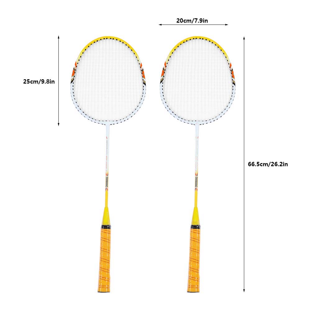 Come With Bag Frame Structure 1 Pair Training Badminton Racket