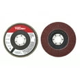 thumbnail image 5 of Hyper Tough 2 pack 60 Grit Flap Discs 4-1/2-inch Diameter with 7/8-inch Arbor Abrasive Material, 5 of 13