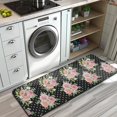 thumbnail image 3 of Pioneer Flower Floral Print Pattern Kitchen Rug Mat,Kitchen Runner Rugs Non Skid Washable,Decorative Kitchen Floor Mats for Kitchen,Sink,Laundry,17"x47.2", 3 of 7