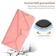 thumbnail image 4 of KAIYANG HT05 Funda para teléfono Samsung Galaxy A12/M12/F12 con estampado de líneas y función atril, de piel sintética con tacto suave, estilo B, color rosa, 4 of 5