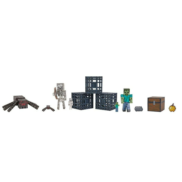 Minecraft Series 3 Action Figure Dungeon Pack Walmart Com - zombie spawner roblox gear