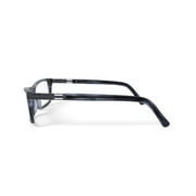 Phat Farm Mens HV703 Rectangular Prescription Eyeglasses with Case, Blue Stripe