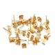 thumbnail image 5 of Qarigey Pendiente Stud Base Hecho a mano Popular Personalidad Alfileres de oreja Ajuste Herramienta de fabricación de joyas Boda Suministros Oro 5 mm 2Conjunto, 5 of 6
