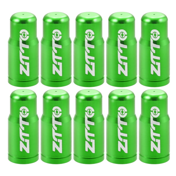 10uds Válvula Tapa Francés Tipo Válvula Neumático Polvo Cubiertas para Bicicleta Verde Unique Bargains tapones decorativos para valvulas de bicicletas -