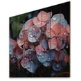 thumbnail image 2 of Designart "Harmonious Fusion Pink Blue Hydrangea" Floral Print on Natural Pine Wood, 2 of 5