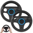 thumbnail image 1 of 2Pack Mario Kart Steering Wheels compatible for Nintendo Wii Remote, TechKen Mario Kart Racing Wheel compatible with Nintendo Wii, Mario Kart, Tank, More Wii or Wii U Racing games, 1 of 1