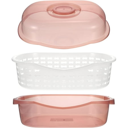 

HYKE 1pc Colander with Lid Pp Strainer Basket for en Detachable Drying Box for Fruits Vegetables Bottles and Tableware Convenient Storage for Indoor and Outdoor Use