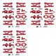 thumbnail image 1 of 3X para 1/16 SMAX 1621 1625 Copas de Dirección Delanteras y Traseras, Oscilantes, Grupos de Dirección, Asientos C y Otras Piezas de Mejora, Rojo, 1 of 5