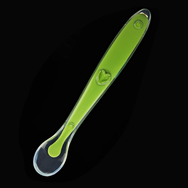 Cucharas de silicona para bebés 2 cucharas de seguridad para bebés con caja de almacenamiento de PP cucharas portátiles de punta suave para destete y autoalimentación para ANGGREK Otros