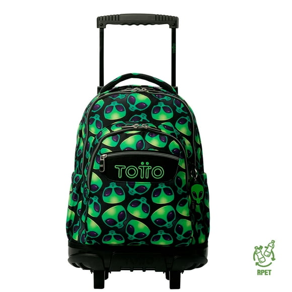 TOTTO Mochila Escolar Grande para Niño - Reforzada Porta Laptop 15.4 - Con Ruedas | 25 L RENGLON