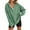 GREYGREEN, variant on Hoodies for Women Casual Long Sleeve Side Slit Womens Pullover Oversized Botton Up V Neck Hooded Sweatshirts L