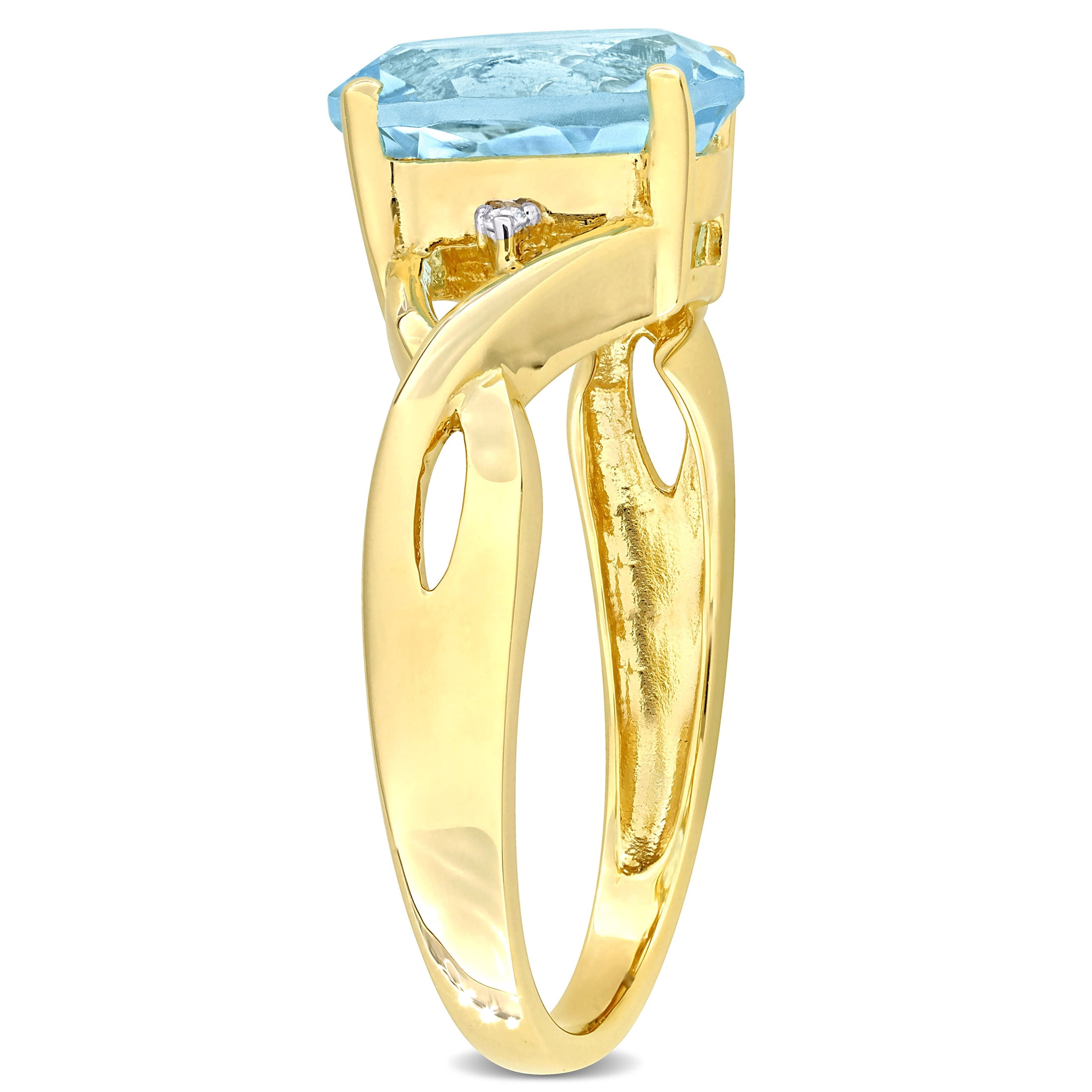 Everly Women's Topaz 10k Yellow Gold Ring