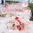 thumbnail image 4 of Glitter Happy Mother's Day Banner, Pre Strung Hanging Cardboard Letter Garland Sign DecorationforMom Decorations, Spring Family Gathering And First Mother's Day, Glitter Cardboard Banner 2 Meters, 4 of 5