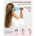 thumbnail image 4 of RACCOMB 5-in-1 Coral Red Hot-Air Styler, 110,000RPM Hair Dryer Brush for Curling, Straightening, Drying, 4 of 8