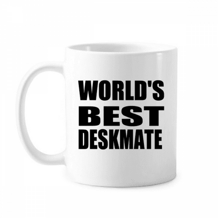 

World s Best Deskmate Graduation Season Mug Pottery Cerac Coffee Porcelain Cup Tableware