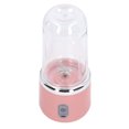 thumbnail image 4 of Portable Blender, 22000rpm Mini Blender 300ml Capacity USB Charging PCTG ABS  For Vege Pink, 6Blades, Lid, 4 of 8