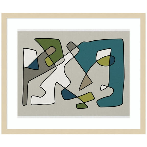 Amanti Art Making Strange I Wood Framed Wall Art Print