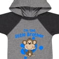 thumbnail image 4 of Inktastic I'm the Little Brother with Cute Monkey Boys Baby Bodysuit, 4 of 5