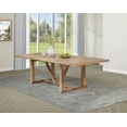 thumbnail image 2 of Middleton 106-inch Extension Leaf Dining Table Natural Brown, 2 of 11