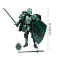 thumbnail image 2 of Multi-Jointed Alien Knight Action Figure Deluxe Set, Highly Articulated Knight Figurine with Interchangeable Parts, Desktop Model for Display, 2 of 2