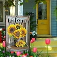 thumbnail image 5 of Welcome Garden Flag 12x18 Double Sided,Sunflower Yard Flags Garden Outside Decor,Spring Summer Small Garden Flags Decorations for Home Holiday Outdoor, 5 of 6