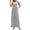 Grey, variant on HXWCHs formal Event Jumpsuits Women's Casual Solid Strap Romper Playsuit with Pockets and Button Front Long Jumpsuit L Light Blue