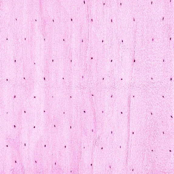 Ahgly Company Indoor Square Solid Pink Modern Area Rugs, 6' Square
