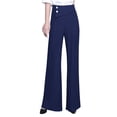 thumbnail image 2 of Stephy Women's New Thin Elastic Loose Large Size Korean Version of Everything Long Trousers Casual Trousers Haren, Black, L, 2 of 3