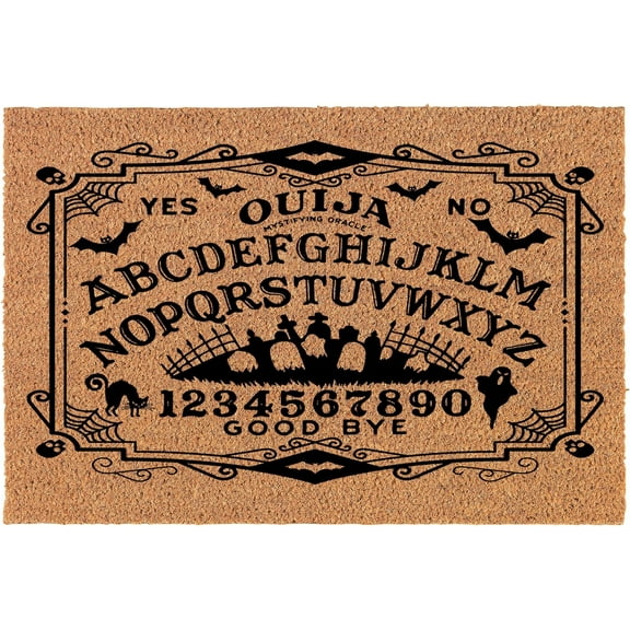 Welcome Doormat Door Mat Gift Ouija Board Halloween 16x24 inch