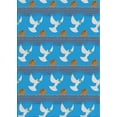 thumbnail image 1 of Ahgly Company Machine Washable Indoor Rectangle Transitional Blue Diamond Blue Area Rugs, 8' x 10', 1 of 7