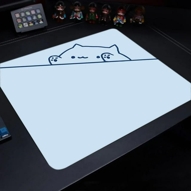 Cute cat Mocome Pad 40X45 Large Square Computer Office Game Table Mats Rubber Anti-slip Mocomepads Small Decor Desk Pads