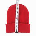 thumbnail image 4 of Gorro de punto fluorescente para mujer, gorro cálido informal para otoño e invierno, novedad, 4 of 5