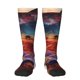 thumbnail image 1 of Fotbe Cultural Silhouette Journey Calcetas Divertidas Estampadas para Hombre y Mujer, Calcetas de Algodón hasta la Rodilla para Caminar, Correr, Enfermería y Embarazo, 1 of 6
